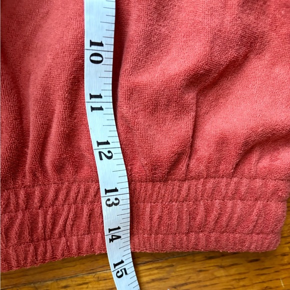 Anthropology Charlie Holiday Rust Soleil Terrycloth Crop Top M - Picture 7 of 8